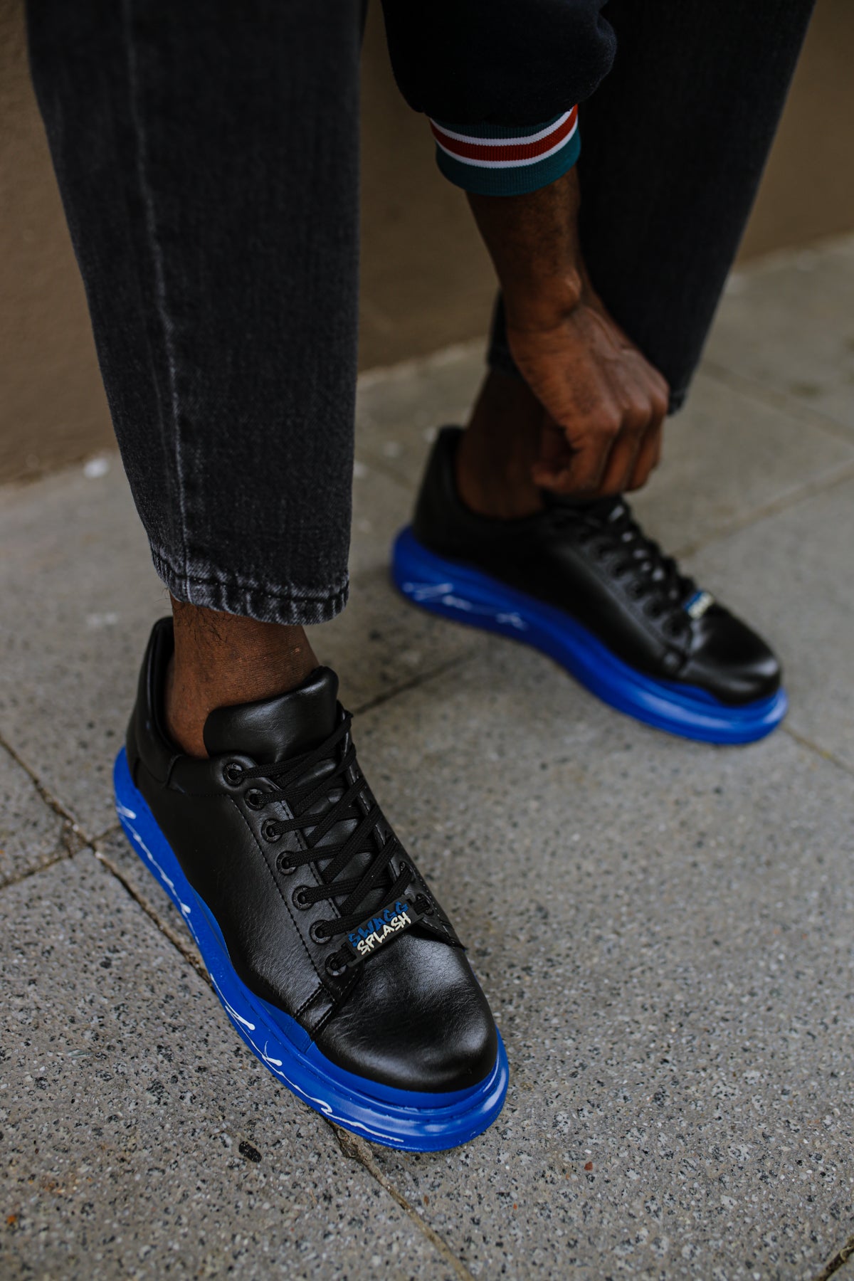 Rogue Navy Blue - Swagg Splash Sneakers