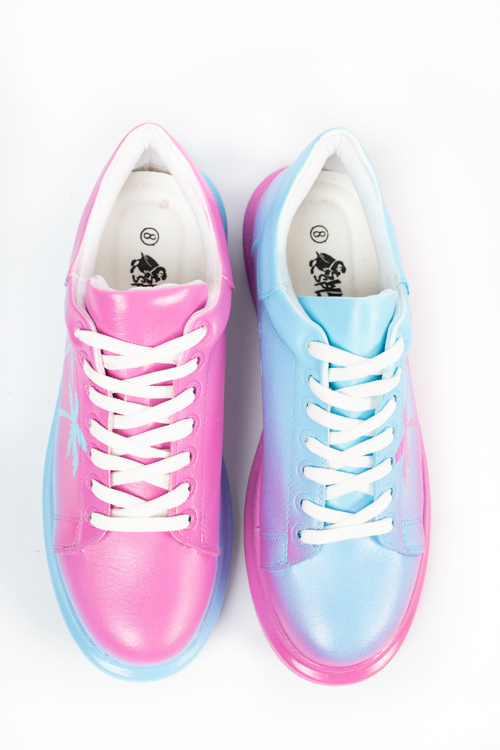 Palm Pink & Blue - Swagg Splash Sneakers