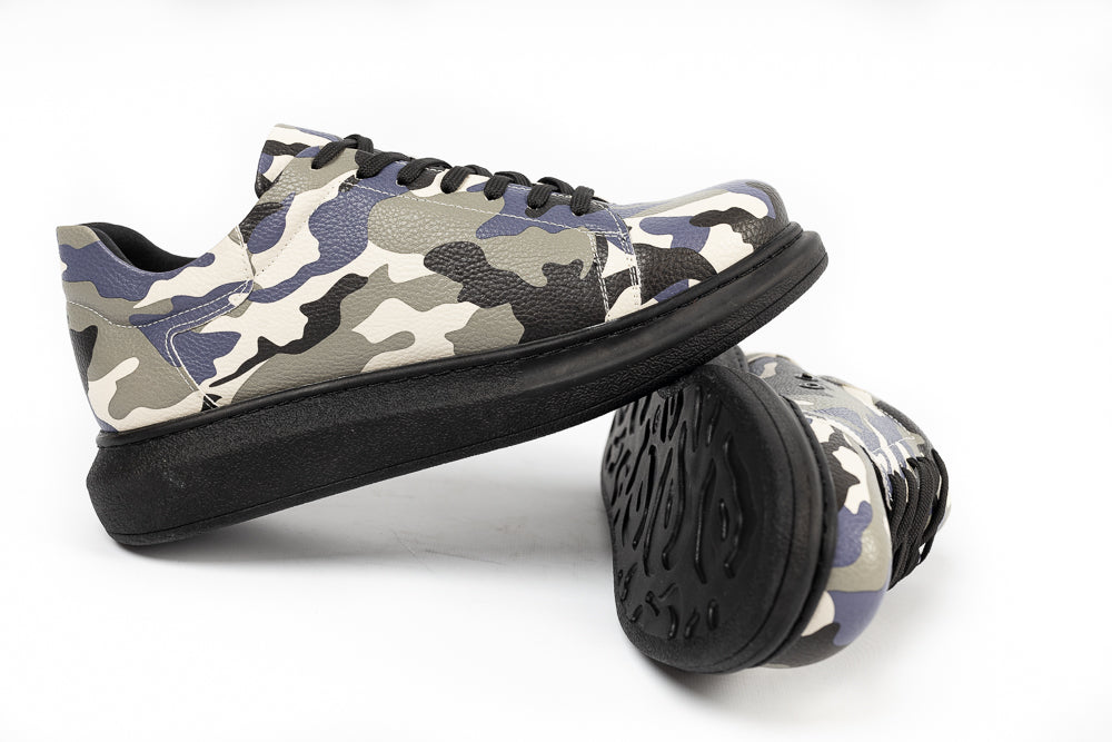 Camo Gray - Swagg Splash Sneakers